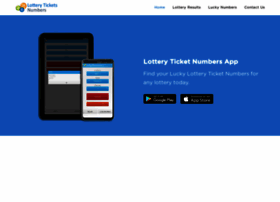 Lotteryticketnumbers.com thumbnail