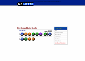 Lotto.nzpages.co.nz thumbnail
