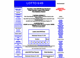 Lotto649stats.com thumbnail