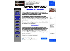 lotto lore lotto max winning numbers