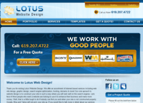 Lotuswebsitedesign.com thumbnail