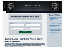 Louisianaarrests.org thumbnail