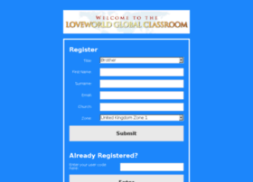 Loveworldglobalclassroom.org thumbnail