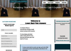 Lower-back-pain-answers.com thumbnail