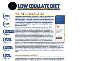 Lowoxalate.info thumbnail