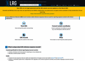 Lrg-sequence.org thumbnail