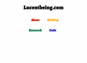 Lucentbeing.com thumbnail