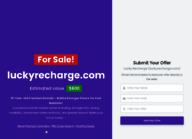 Luckyrecharge.com thumbnail
