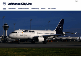Lufthansacityline.com thumbnail