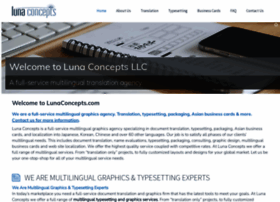 Lunaconcepts.com thumbnail