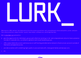 Lurk.org thumbnail