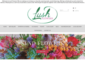 Lushflowershouston.com thumbnail