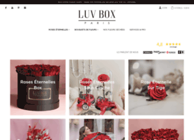 luvbox-paris.fr at WI. Livraison Boîte de Roses Éternelles- Flowerbox -  Luvbox - LUVBOX
