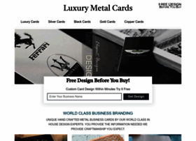 Luxurymetalcards.com thumbnail