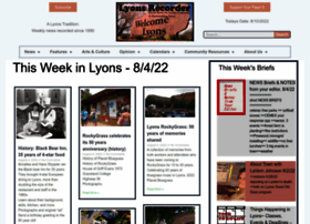 Lyonsrecorder.org thumbnail