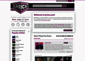 Lyrics.com thumbnail