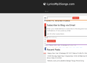 Lyricsmp3songs.com thumbnail