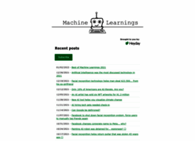 Machinelearnings.co thumbnail
