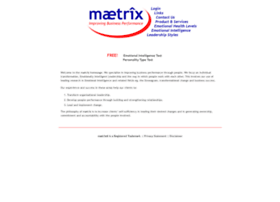 Maetrix.com.au thumbnail