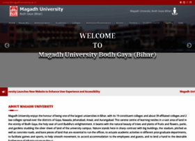 Magadhuniversity.ac.in thumbnail