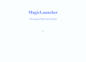 Magiclauncher.com thumbnail