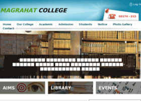 Magrahatcollege.in thumbnail