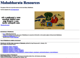Mahabharata-resources.org thumbnail