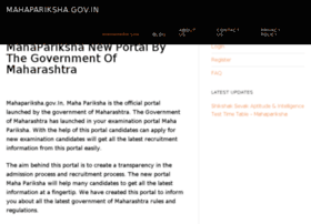 Mahapariksha-gov.in thumbnail
