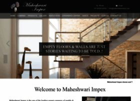 Maheshwarimpex.com thumbnail