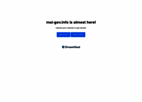 Mai-gov.info thumbnail