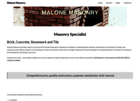Malonemasonry.com thumbnail