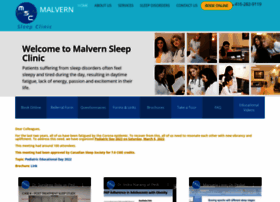 Malvernsleepclinic.com thumbnail