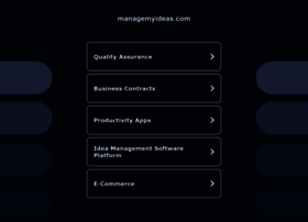 Managemyideas.com thumbnail
