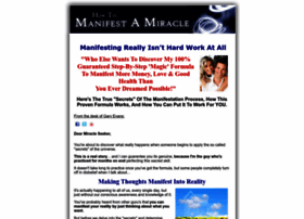 Manifestmiracle.com thumbnail
