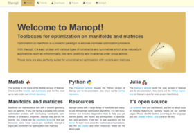 Manopt.org thumbnail