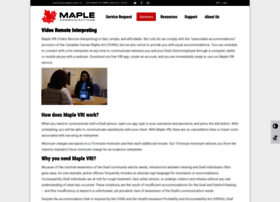 Maplecomm.ca thumbnail