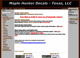 Maplehunterdecalstexas.com thumbnail