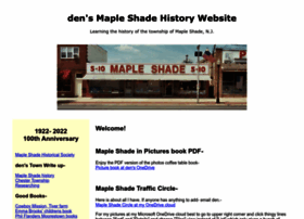 Mapleshadehistory.com thumbnail