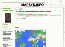 Mapsys.info thumbnail