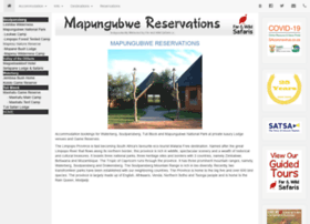 Mapungubwereservations.com thumbnail