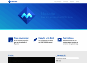 Maquettejs.org thumbnail Maquettejs.org thumbnail