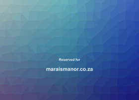 Maraismanor.co.za thumbnail