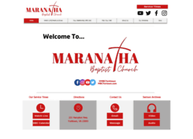 Maranathabaptistchurch.com thumbnail