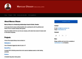 Marcus-olsson.com thumbnail