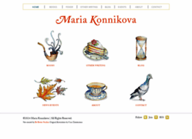 Mariakonnikova.com thumbnail