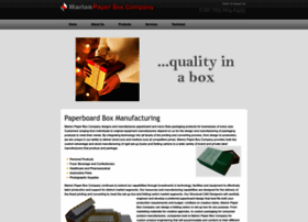 Marionpaperboxco.com thumbnail