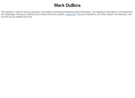 Markdubois.info thumbnail