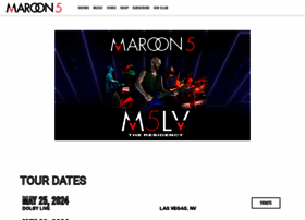 Maroon5.com thumbnail