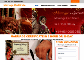 Marriagecertificate.co.in thumbnail
