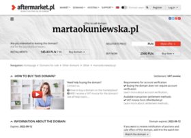 Martaokuniewska.pl thumbnail Martaokuniewska.pl thumbnail